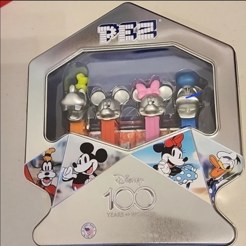 Disney mickey mouse & minnie mouse 100 anv & pez dispensers candy cases new - Picture 2 of 6